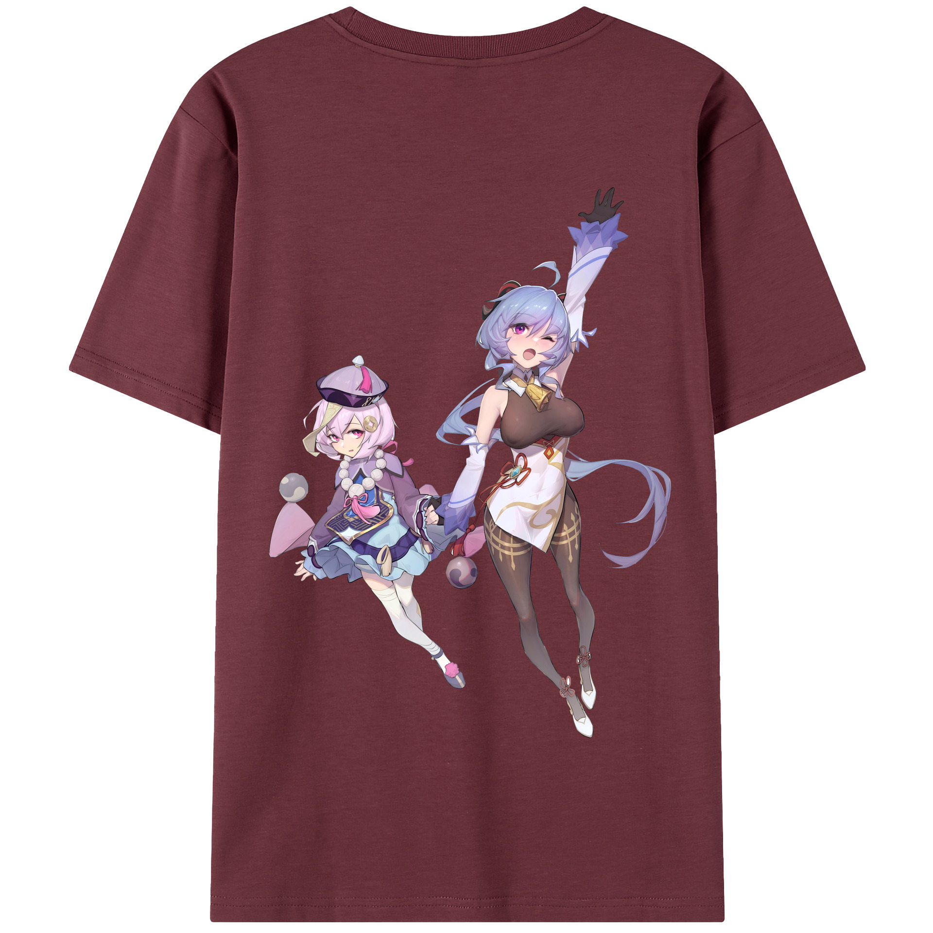げんし神 七七 なな  genshin Nana 綿100％半袖Tシャツ（背面プリント）